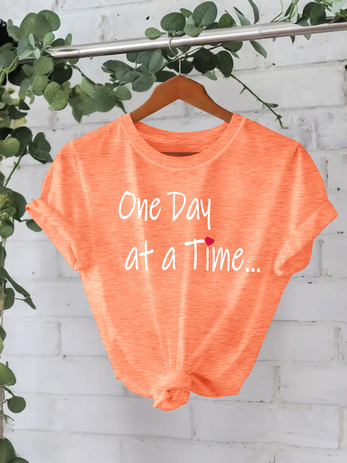 One Day at a Time Printed Tee | Recovery Apparel