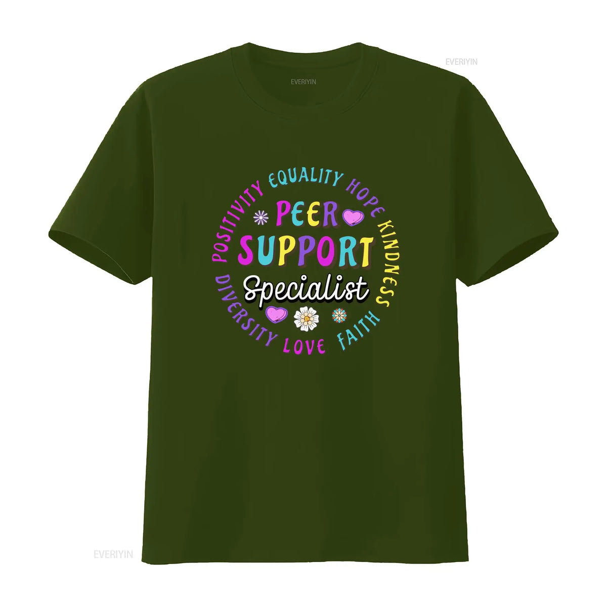 Recovery Sobriety Peer Support Specialist T Shirt vintage Washed Stretched designer clothes Versatile graphic Stylish Slightly