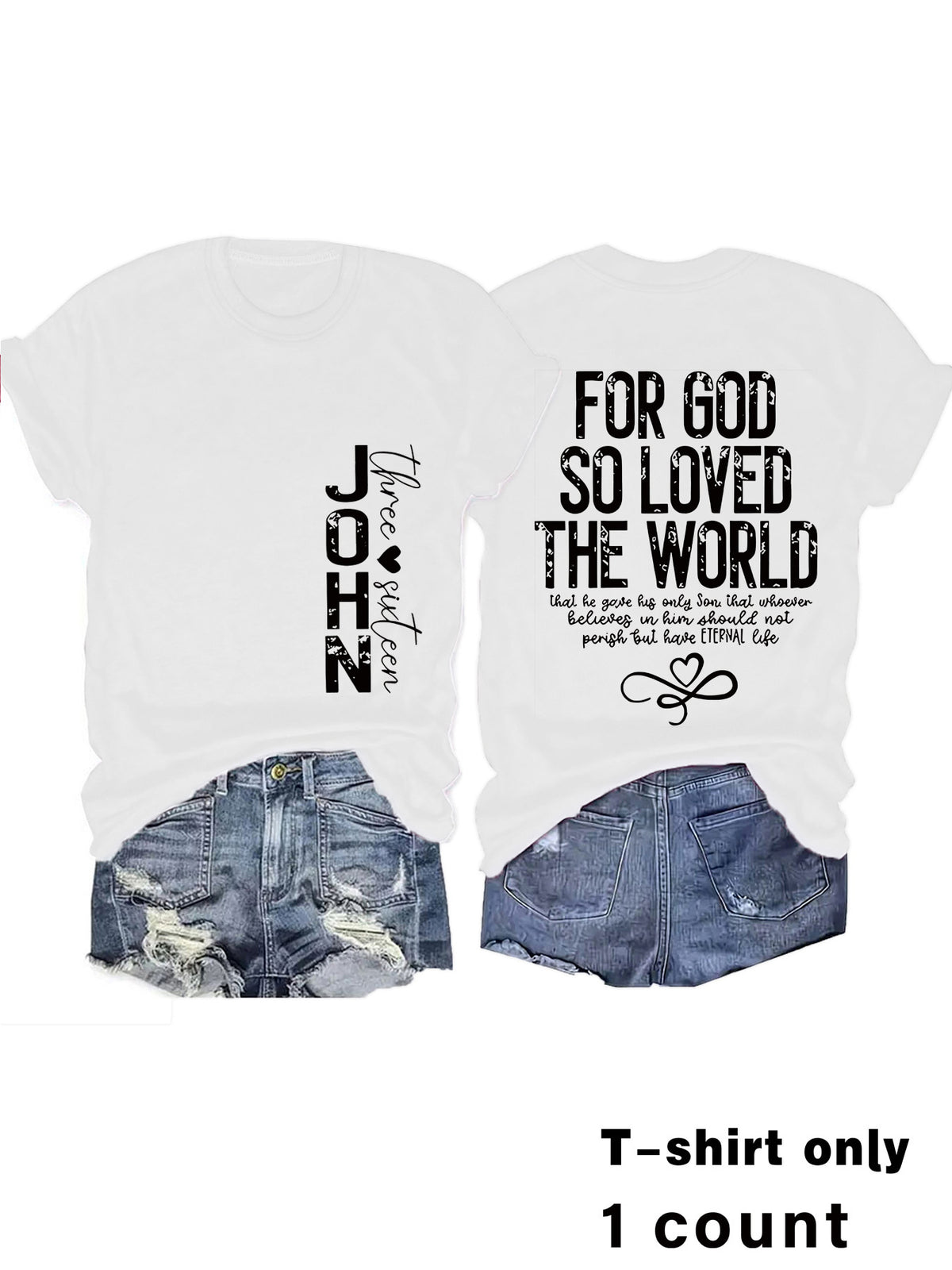 Alphabet Slogan Short Sleeve Tee | Recovery Apparel