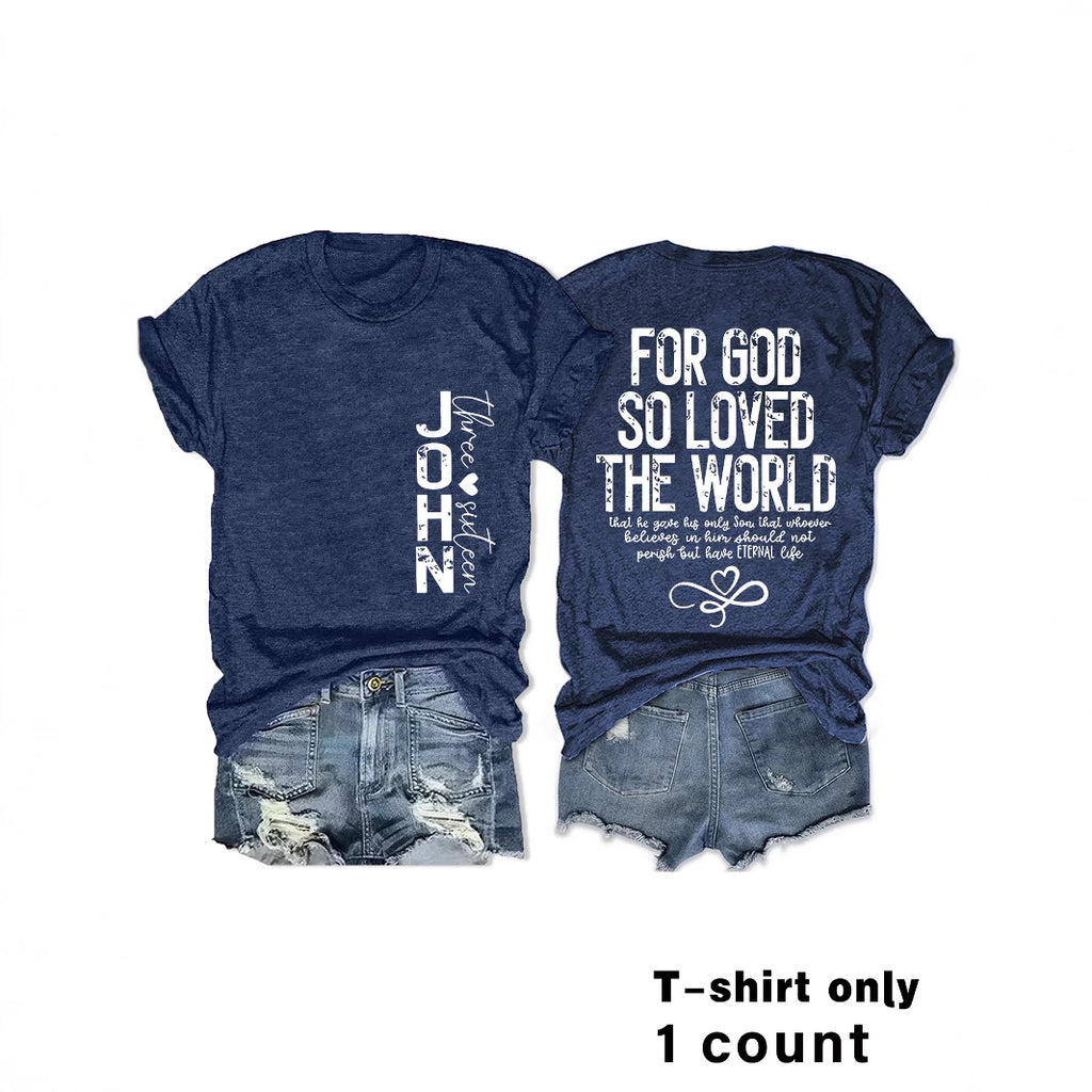 Alphabet Slogan Short Sleeve Tee | Recovery Apparel