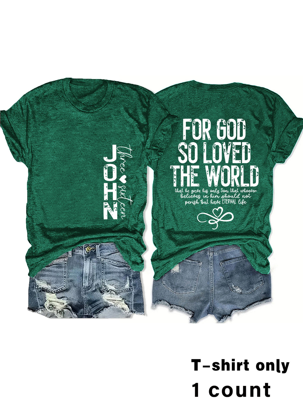 Alphabet Slogan Short Sleeve Tee | Recovery Apparel