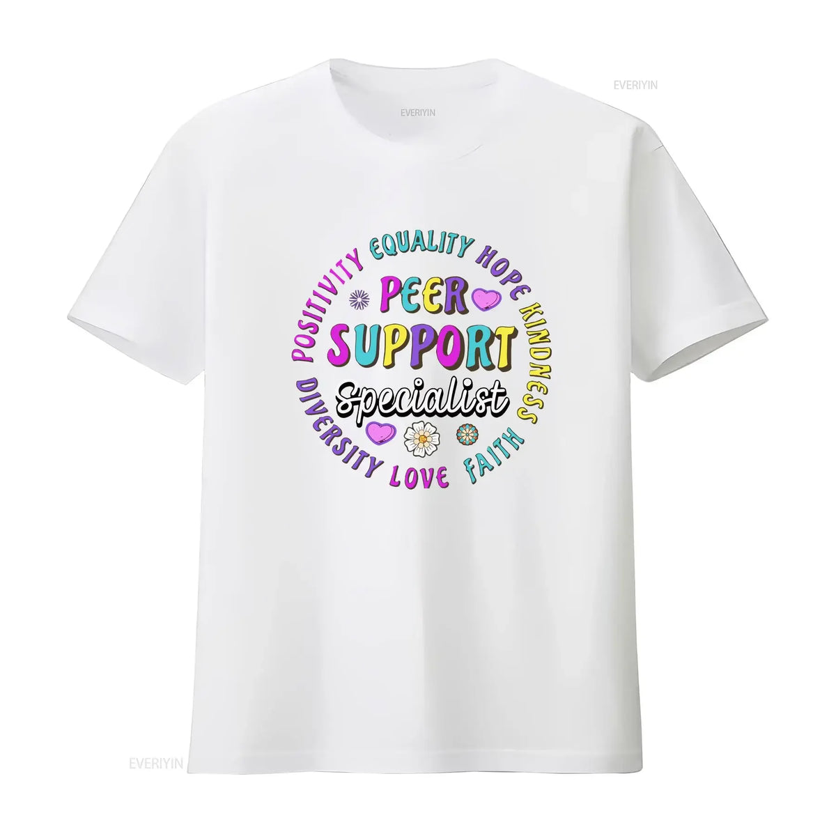 Recovery Sobriety Peer Support Specialist T Shirt vintage Washed Stretched designer clothes Versatile graphic Stylish Slightly