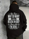 Customization Classic Black Pullover Hoodie Designed For Addiction Recovery And Sobriety, Featuring A Kangaroo Pocket And Made F