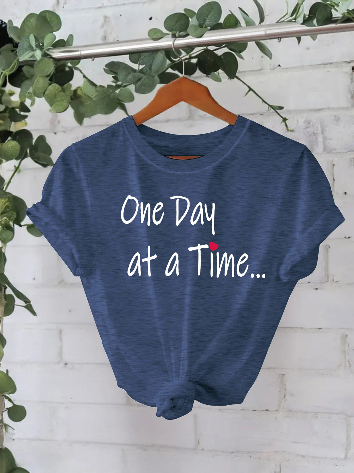 One Day at a Time Printed Tee | Recovery Apparel
