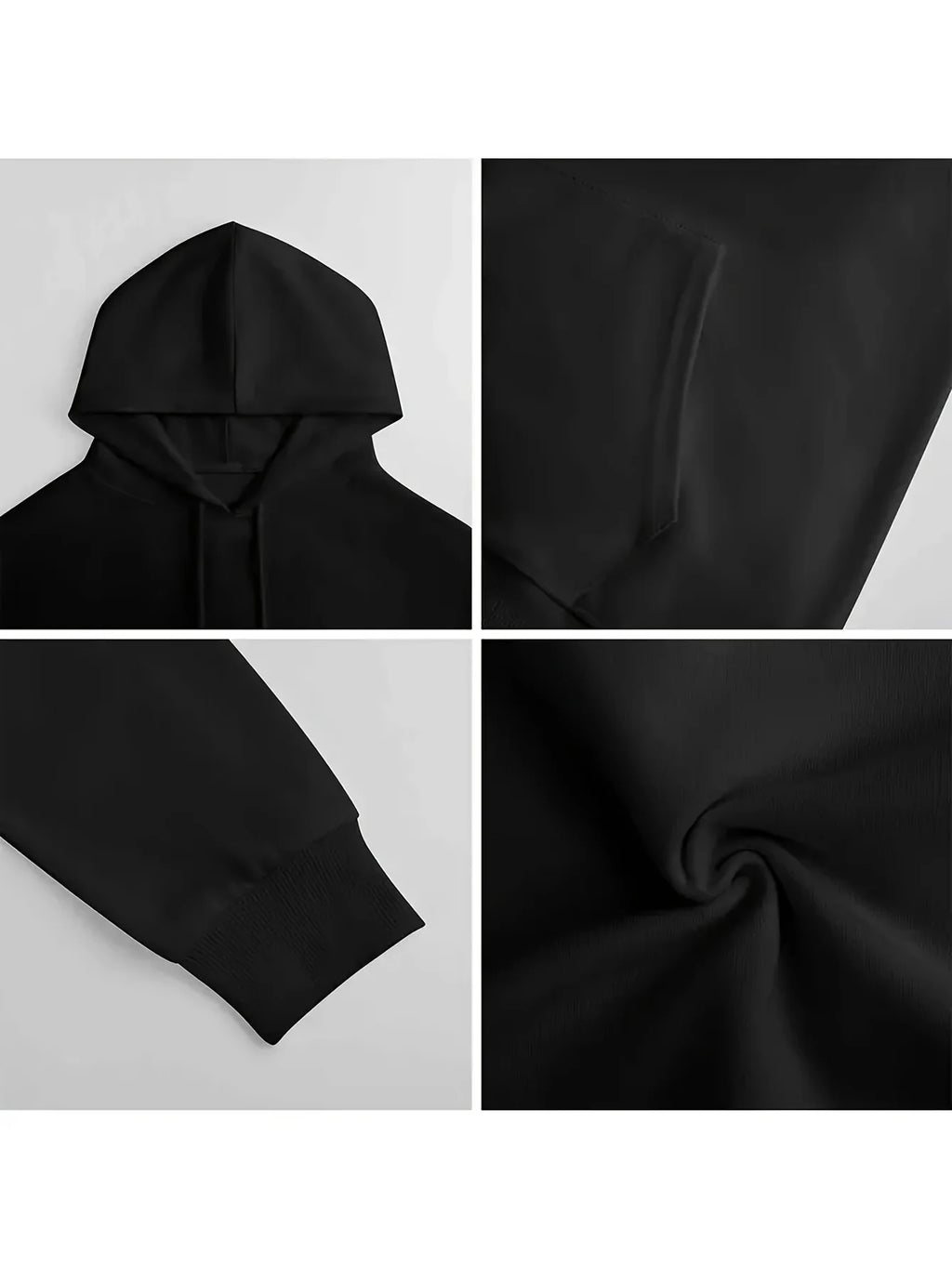 Customization Classic Black Pullover Hoodie Designed For Addiction Recovery And Sobriety, Featuring A Kangaroo Pocket And Made F