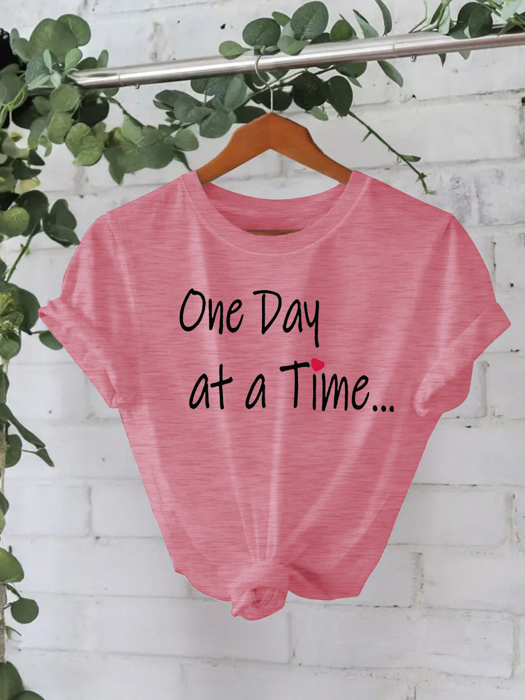 One Day at a Time Printed Tee | Recovery Apparel