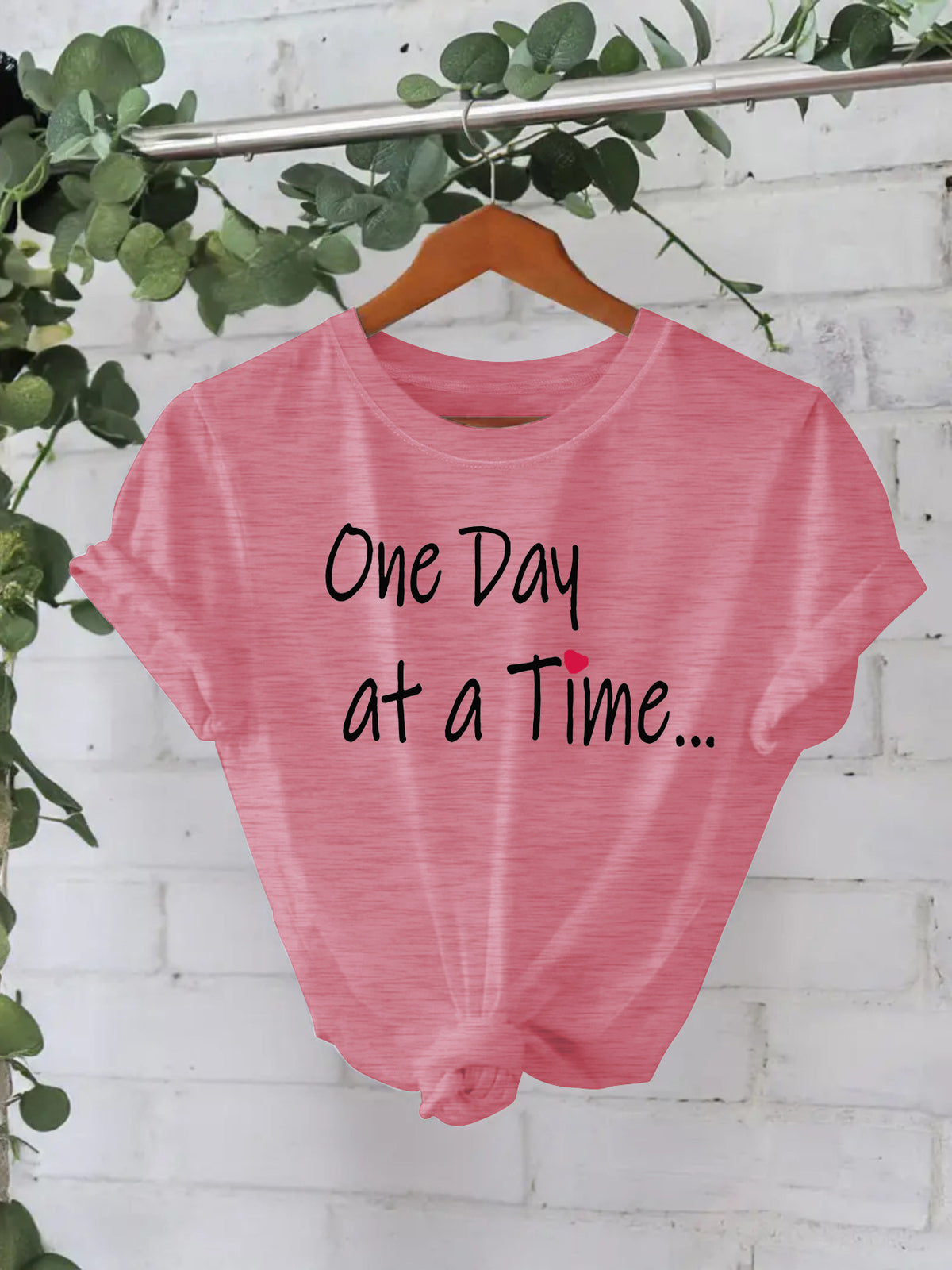 One Day at a Time Printed Tee | Recovery Apparel