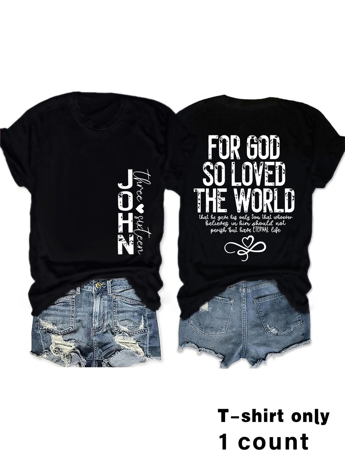 Alphabet Slogan Short Sleeve Tee | Recovery Apparel