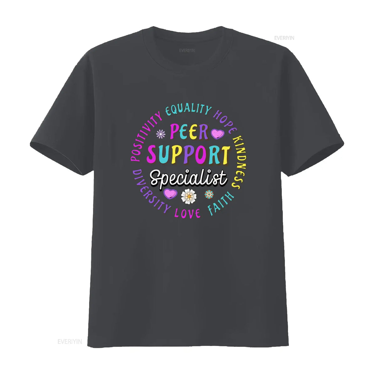 Recovery Sobriety Peer Support Specialist T Shirt vintage Washed Stretched designer clothes Versatile graphic Stylish Slightly