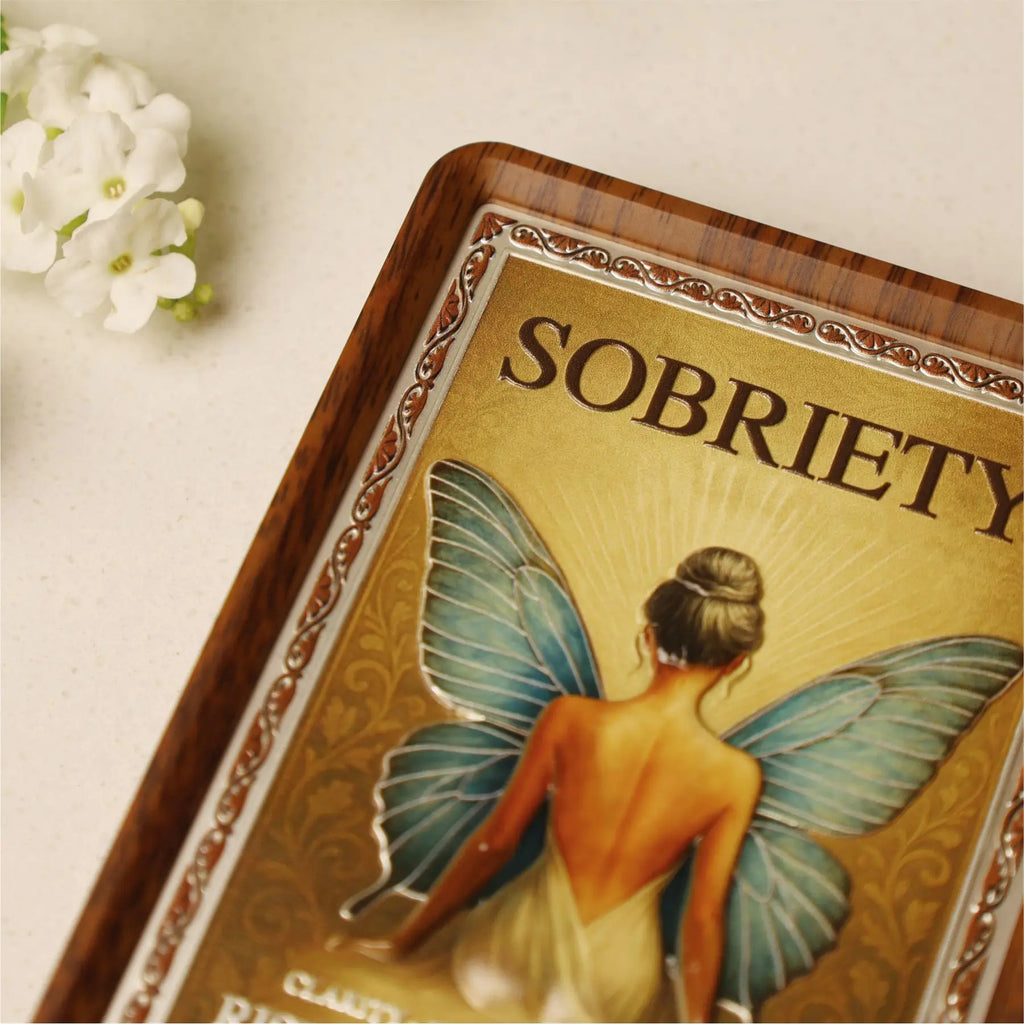 Butterfly Metal Handicraft Ornaments Sobriety Clarity Freedom Strength Souvenir Badge