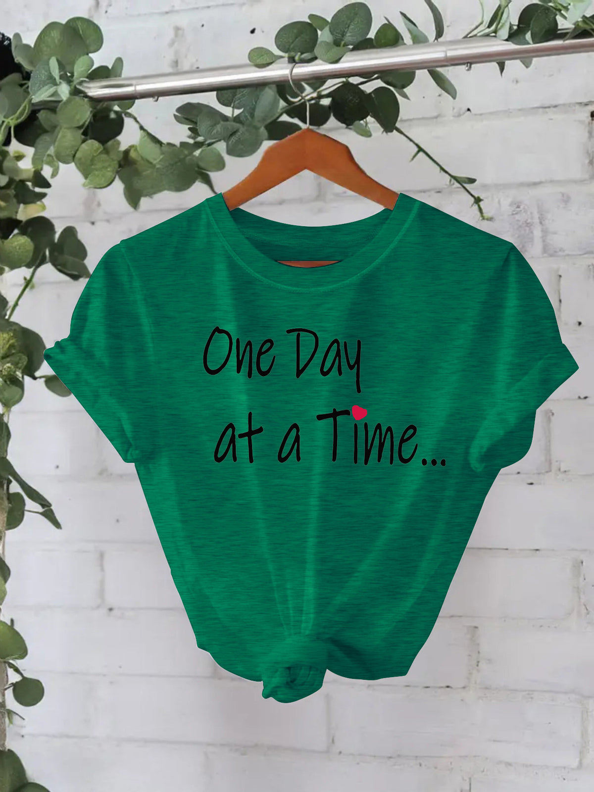 One Day at a Time Printed Tee | Recovery Apparel