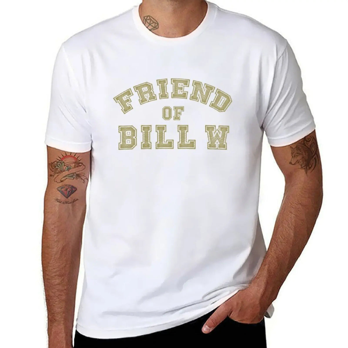 Friend of Bill W Recovery, Clean and Sober, Big Book, AA quotes, and Sober AF Sobriety Sayings T-Shirt