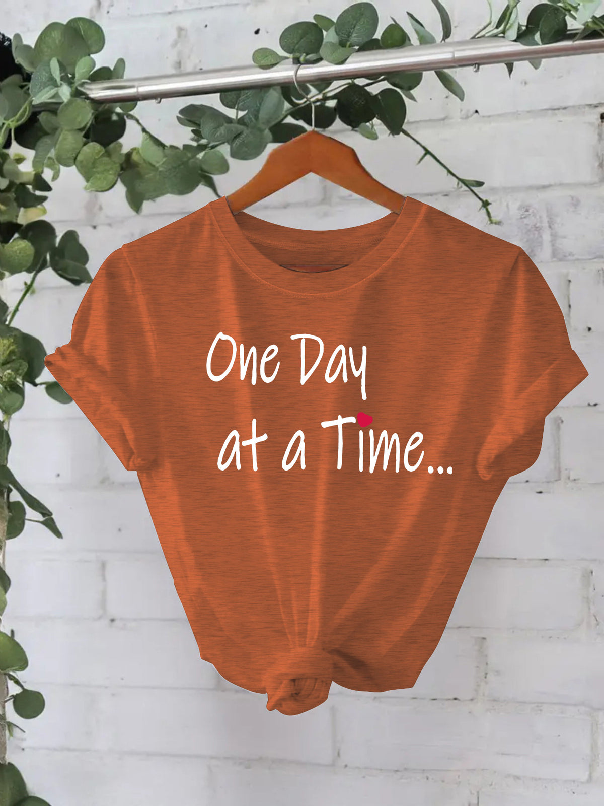 One Day at a Time Printed Tee | Recovery Apparel