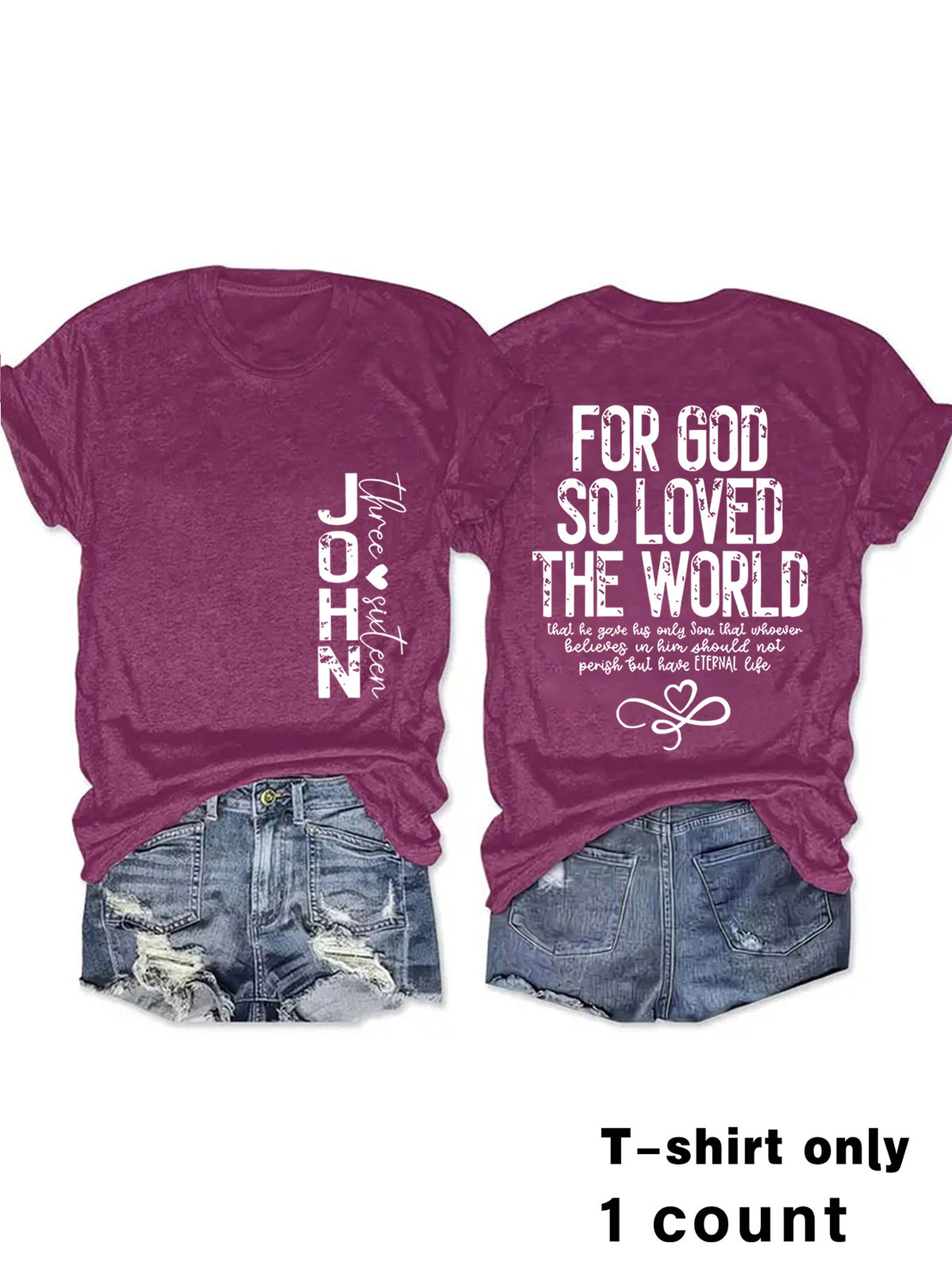 Alphabet Slogan Short Sleeve Tee | Recovery Apparel