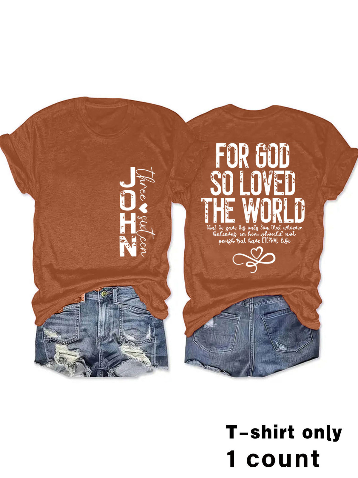 Alphabet Slogan Short Sleeve Tee | Recovery Apparel