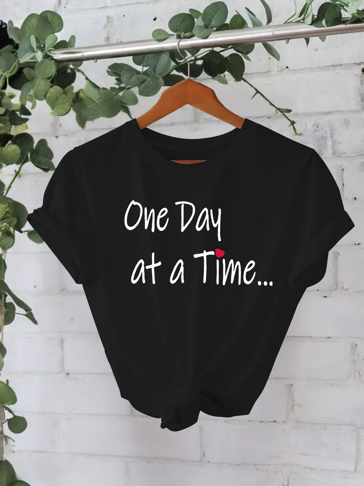 One Day at a Time Printed Tee | Recovery Apparel